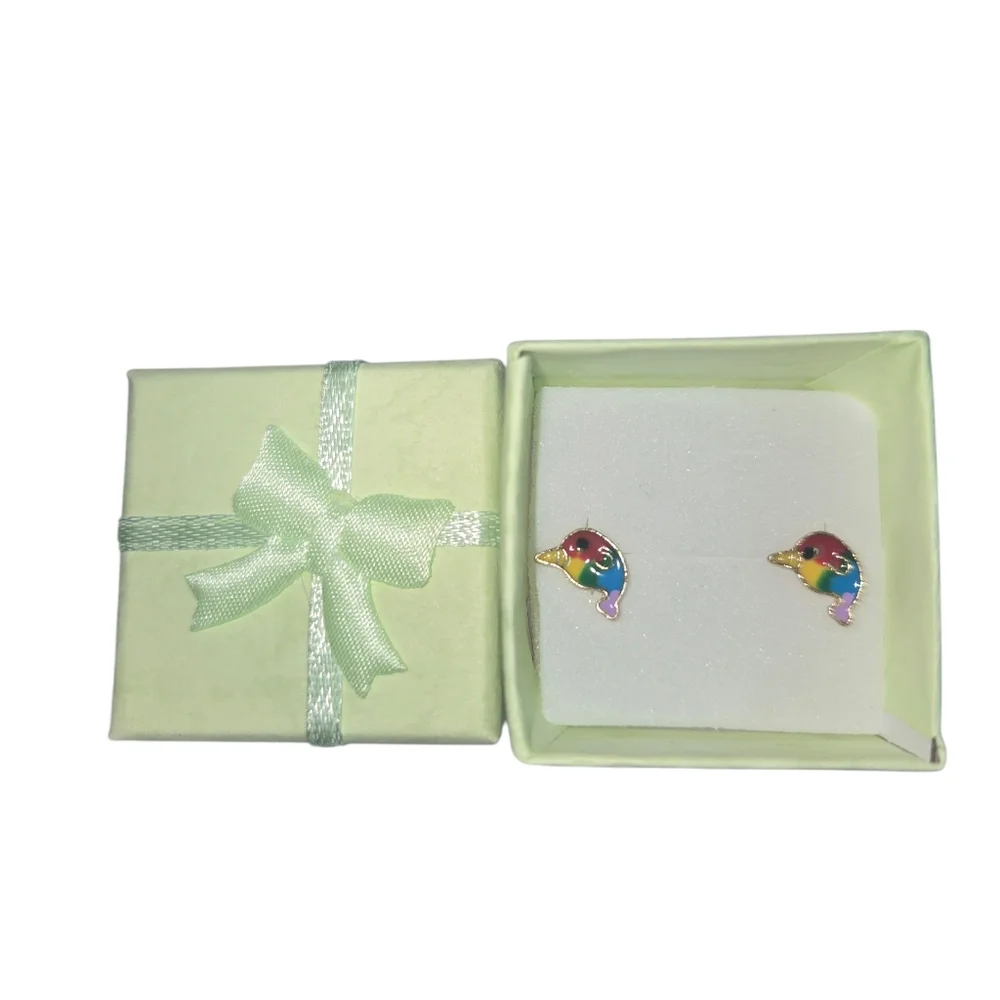 Multicolor‎ Bird Earrings